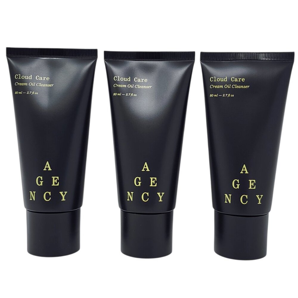 Agency Cloud Care Cream Oil Cleanser Makeup Remover Face Wash 2.7 fl oz (3 Pack)